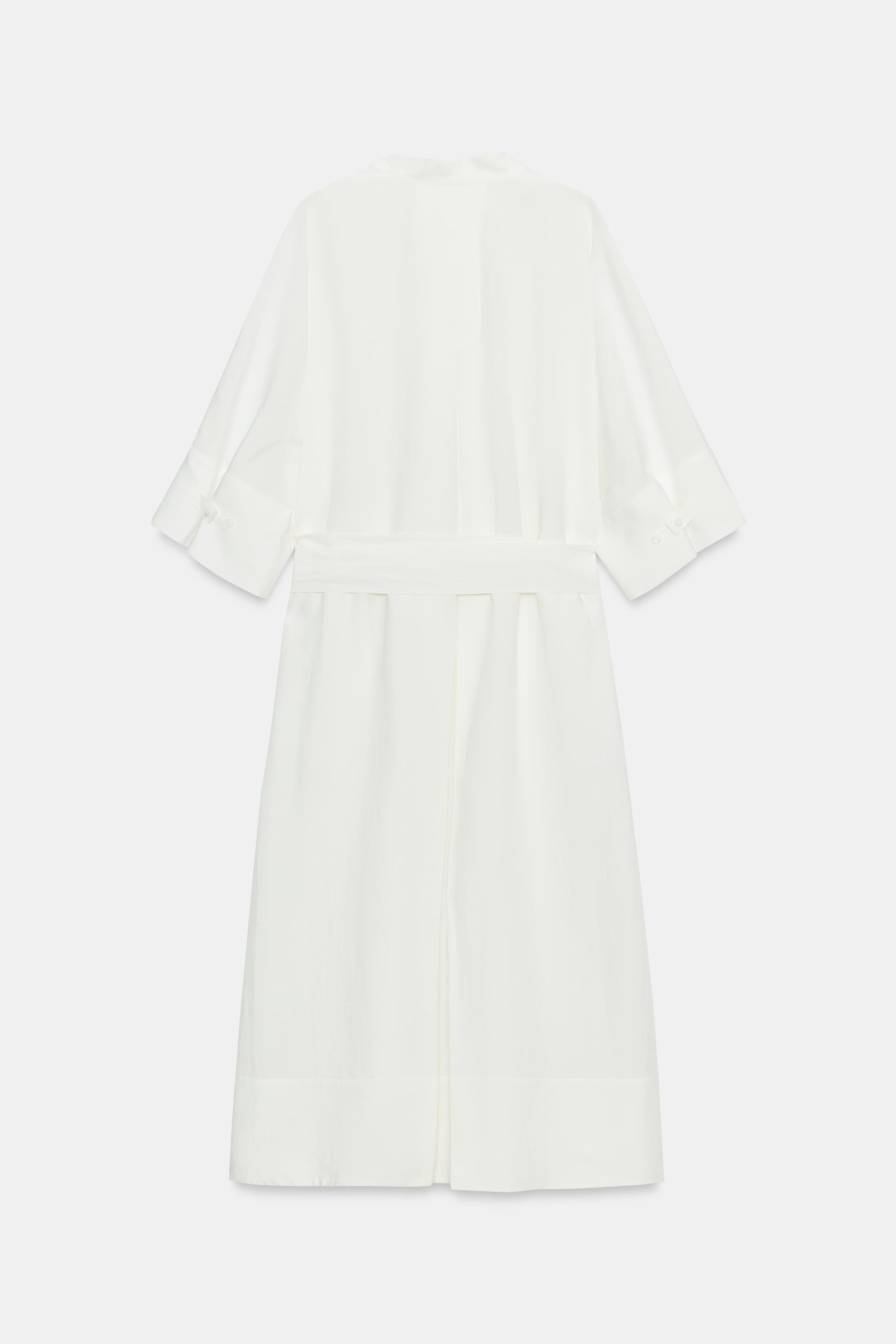 ZW COLLECTION BELTED MIDI DRESS